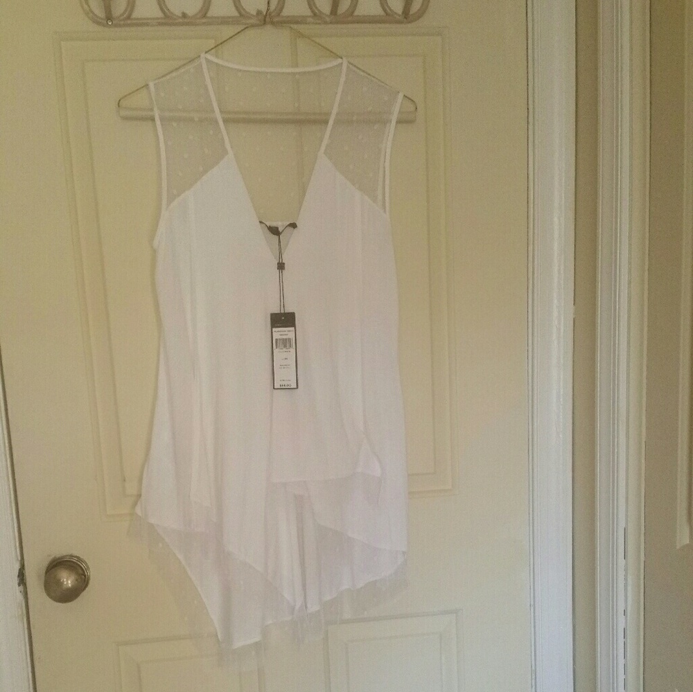 BCBC Maxazria white top.